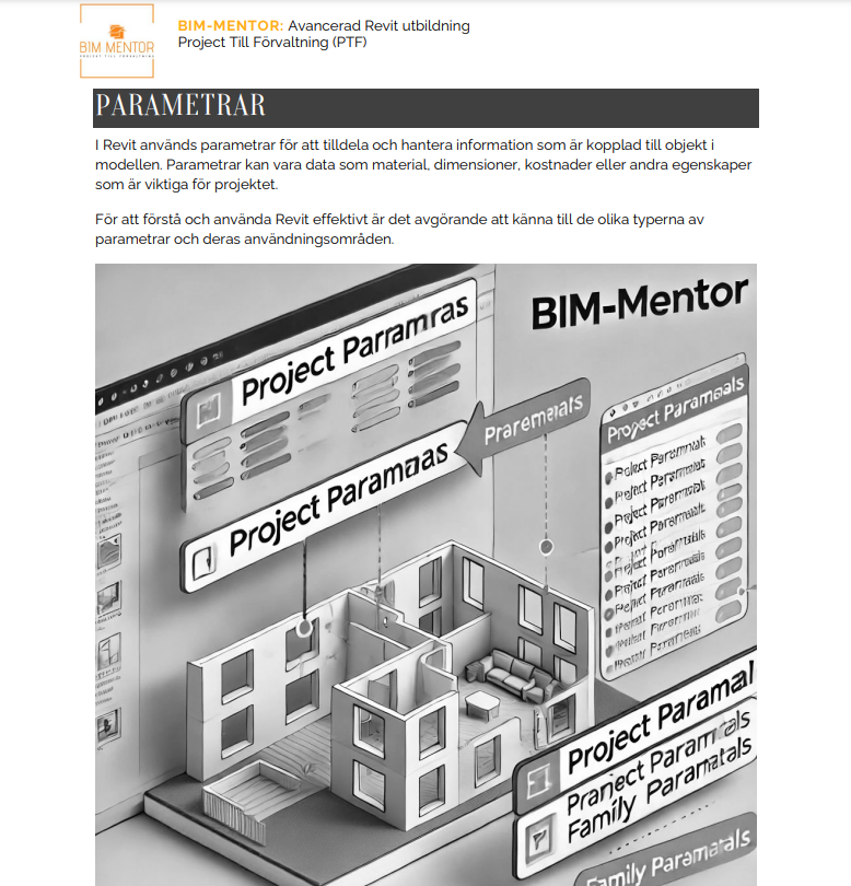 Ta din kompetens till nästa nivå med BIM-Mentors Revit-utbildning och lär dig hantera projekt effektivt.